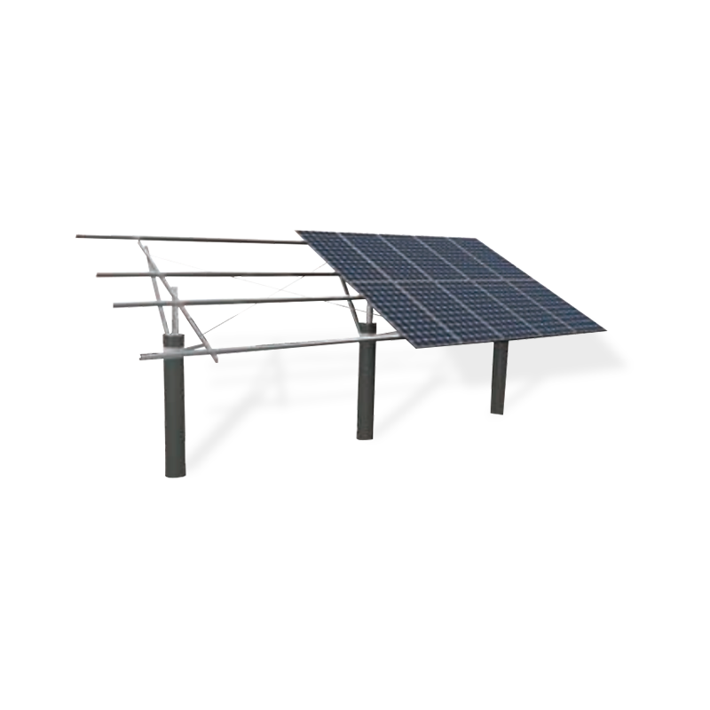 Enkeltsøjle solcellemonteringssystem