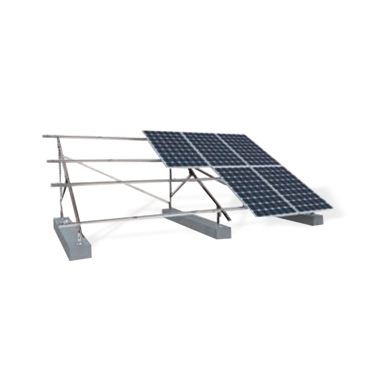 Dobbelt involution C-type fotovoltaisk monteringssystem i stål