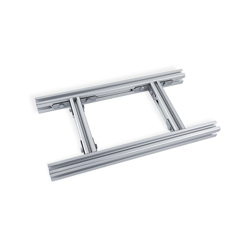 Aluminiumskabelstige med åbent system til kabelføring