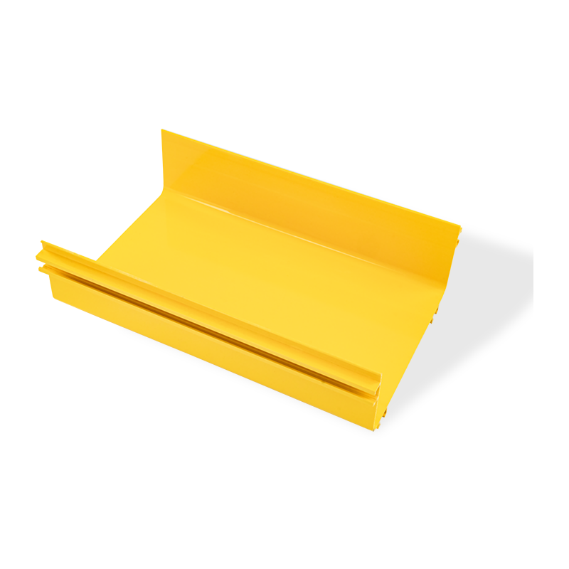 Gul fiberkabelbakke plast pvc raceway fiberoptisk runner kabelbakke trunking